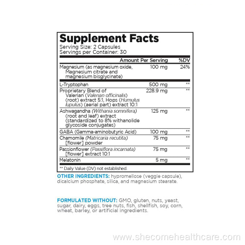 Sleep Aid for Adults Promotes sleep Melatonin capsules